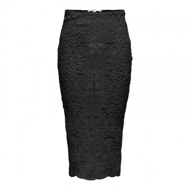 Only ONLALBERTE MW LONG SKIRT WVN 15344887 black
