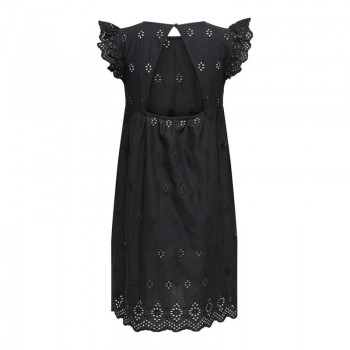 Only ONLLOU LIFE EMB S/S OPEN BACK DRESS CS 15346368 black