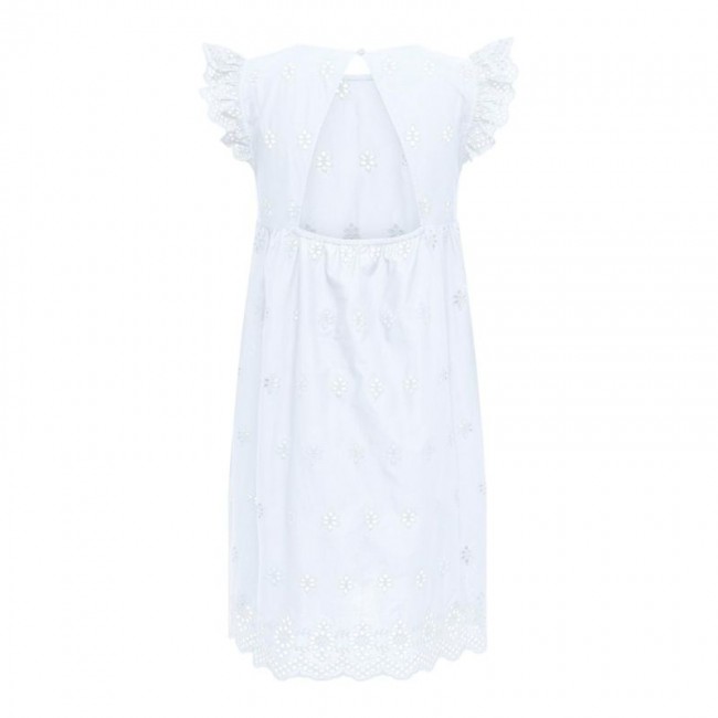 Only ONLLOU LIFE EMB S/S OPEN BACK DRESS CS 15346368 bright white