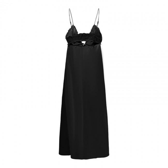 Only ONLJANE LIFE STRAP EVY LONG DRESS PTM 15347161 black