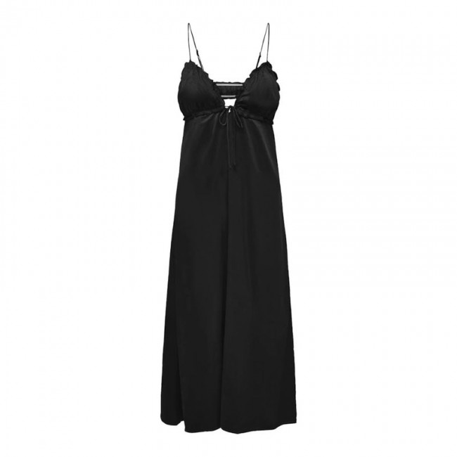 Only ONLJANE LIFE STRAP EVY LONG DRESS PTM 15347161 black