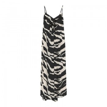 Only ONLNOVA LIFE VIS ROXY LONG DRESS AOP 15347190 black 644 refined zebra