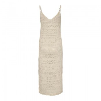 Only ONLAVINA LIFE STRAP DRESS KNT 15347846 ecru