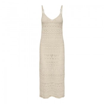 Only ONLAVINA LIFE STRAP DRESS KNT 15347846 ecru