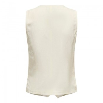 Only ONLWINDY LIFE S/L LINEN BL VEST TLR 15348132 cloud dancer