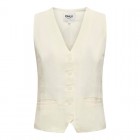 Only ONLWINDY LIFE S/L LINEN BL VEST TLR 15348132 cloud dancer