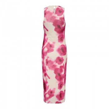 Only ONLPARIS S/L MIDI AOP DRESS BOX JRS 15348167 cloud dancer sunne flowers