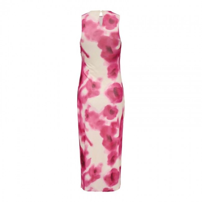 Only ONLPARIS S/L MIDI AOP DRESS BOX JRS 15348167 cloud dancer sunne flowers