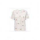 Only ONLKITA LIFE REG S/S LEMON TOP BOX JRS 15349150 cloud dancer cherry stripe Only ONLKITA LIFE REG S/S LEMON TOP BOX JRS 15349150 cloud dancer cherry stripe