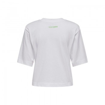 Only ONLVEGA LIFE S/S VIBE TOP BOX JRS 15349877 bright white havena
