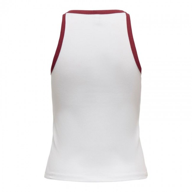 Only ONLVELA LIFE S/L TOP JRS 15351456 bright white ruby wine binding Only ONLVELA LIFE S/L TOP JRS 15351456 bright white ruby wine binding