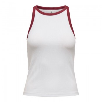 Only ONLVELA LIFE S/L TOP JRS 15351456 bright white ruby wine binding