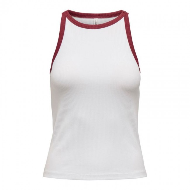 Only ONLVELA LIFE S/L TOP JRS 15351456 bright white ruby wine binding Only ONLVELA LIFE S/L TOP JRS 15351456 bright white ruby wine binding
