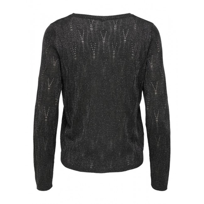 Only ONLMELLA LS GLITTER V-NECK CC KNT 15324594 phantom dtm glitter