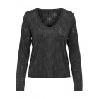 Only ONLMELLA LS GLITTER V-NECK CC KNT 15324594 phantom dtm glitter