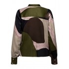 Only ONLJANE LIFE L/S BOW TOP WVN 15337197 4933852 dark olive graphic abstract