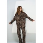 Only ONLJUICY-ANLIE HW WIDE AOP PANT PNT 15342522 4688029 black leo