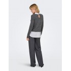 Only ONLDOLLY LS WOVEN MIX PEARL PULL CC KNT 15353350 mediium grey melange w cloud dancer woven mix