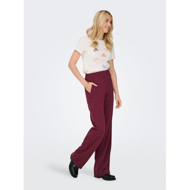 Only ONLWINNER LIFE HW STR PANT PNT 15353593 4856691 cabernet