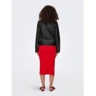 ONLY ONLMILLE FAUX LEATHER BIKER JACKET OTW 15357332 BLACK