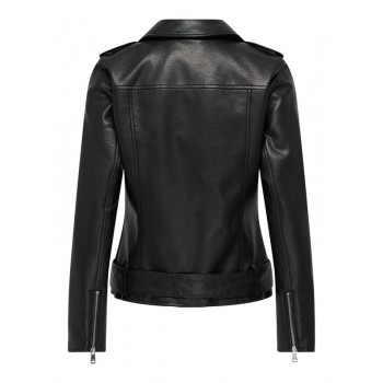 ONLY ONLMILLE FAUX LEATHER BIKER JACKET OTW 15357332 BLACK