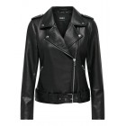 ONLY ONLMILLE FAUX LEATHER BIKER JACKET OTW 15357332 BLACK
