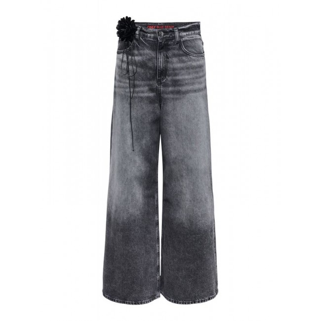 Only ONLCAMDEN HW EX WIDE BAGGY RED DNM CRO 15357690 4857015 medium grey denim