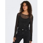Only ONLHILEN LS RHINESTONE MESH TOP WVN 15358317 4866222 black