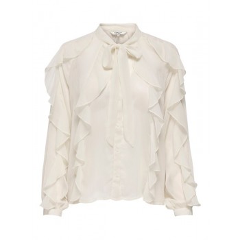 Only ONLTARYN LS ROMANTIC RUFFLE BLOUSE  WVN 15360696 4890259 birch