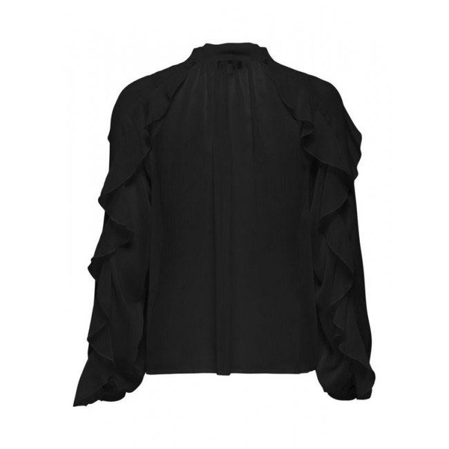 Only ONLTARYN LS ROMANTIC RUFFLE BLOUSE  WVN  15360696 4939845 black