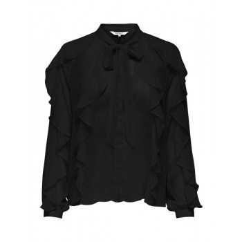 Only ONLTARYN LS ROMANTIC RUFFLE BLOUSE  WVN  15360696 4939845 black