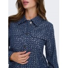 Only ONLEVITA SHIMMER BOUCLE JACKET OTW 15361655 4898973 dark blue denim