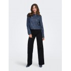 Only ONLEVITA SHIMMER BOUCLE JACKET OTW 15361655 4898973 dark blue denim
