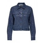 Only ONLEVITA SHIMMER BOUCLE JACKET OTW 15361655 4898973 dark blue denim