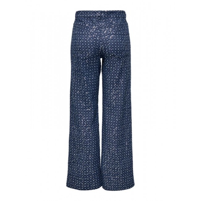 Only ONLEVITA SHIMMER PANTS OTW 15362397 4897058 dark blue denim