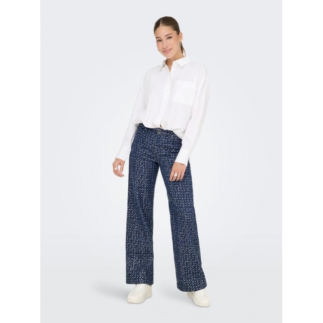 Only ONLEVITA SHIMMER PANTS OTW 15362397 4897058 dark blue denim