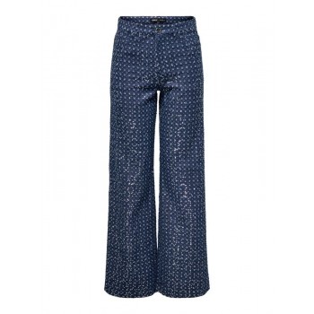 Only ONLEVITA SHIMMER PANTS OTW 15362397 4897058 dark blue denim