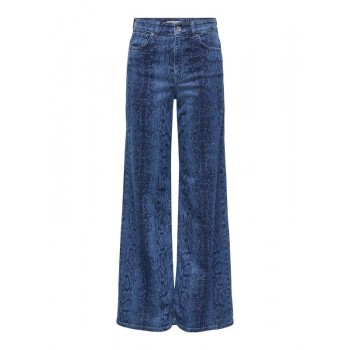 Only ONLMADISON HW WIDE SNAKE DOT DNM 15366249 4926714 dark blue denim snake