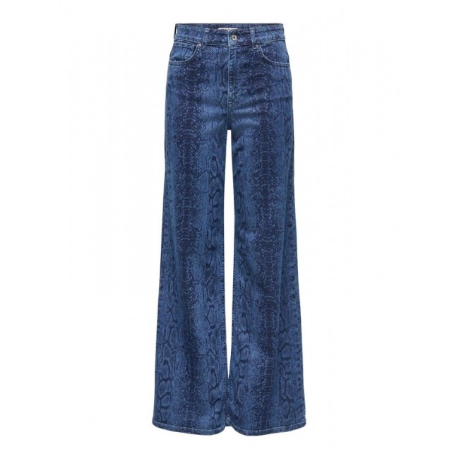 Only ONLMADISON HW WIDE SNAKE DOT DNM 15366249 4926714 dark blue denim snake