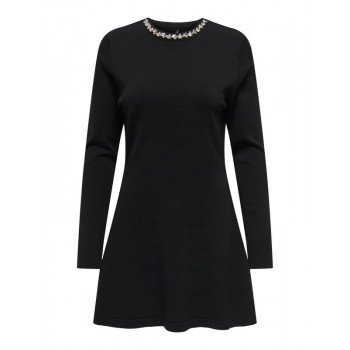 Only ONLMILLA LS BLING DRESS AT KNT 15366285 4927482 black silver bling