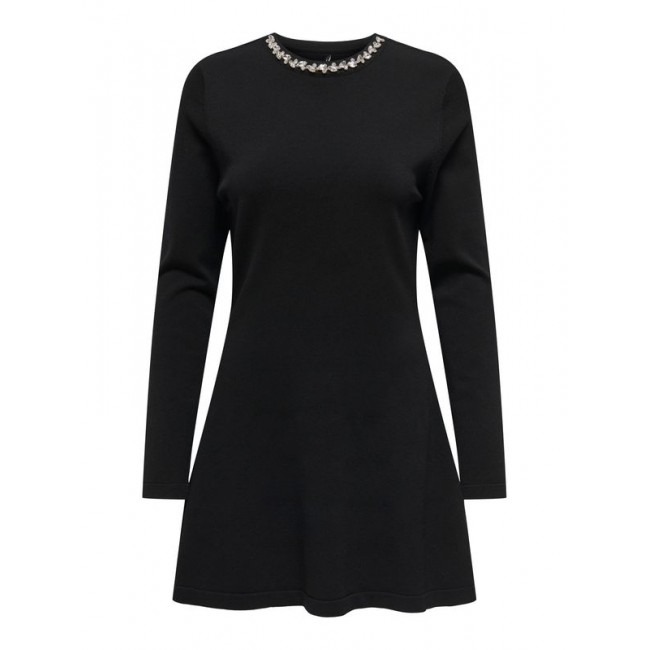Only ONLMILLA LS BLING DRESS AT KNT 15366285 4927482 black silver bling Only ONLMILLA LS BLING DRESS AT KNT 15366285 4927482 black silver bling