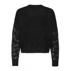 Only ONLALTA LS SEQUIN O-NECK KNT 15353230 4894515 black black sequins