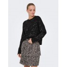Only ONLALTA LS SEQUIN O-NECK KNT 15353230 4894515 black black sequins