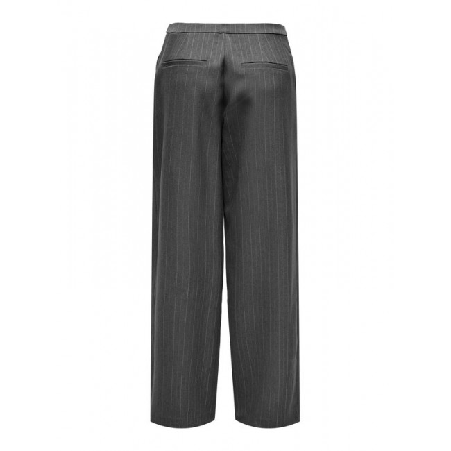 Only ONLAGGIE LIFE MW PINSTRIPE WIDE PANT TLR 15353556 4810758 dark grey melangewhite pinst