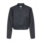 Only ONLAGGIE LIFE L/S PINSTRIPE BOMBER TLR 15353558 4810766 dark grey melange white pinst