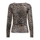 Only ONLLONE AOP L/S TWO WAY TOP JRS 15354789 4822265 cloud dancer leo aop