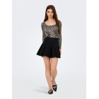 Only ONLLONE AOP L/S TWO WAY TOP JRS 15354789 4822265 cloud dancer leo aop