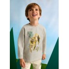 Mayoral Μπλουζα µακρυµανικη "nature" 25-03052-029 μπεζ