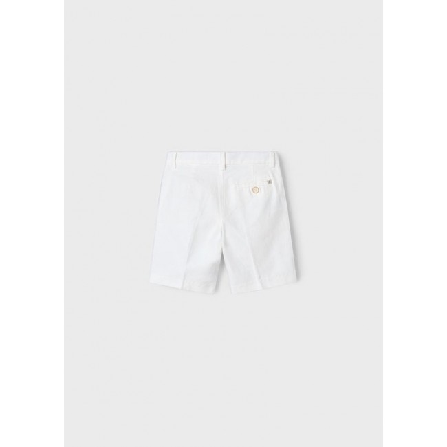 Mayoral Βερµουδα λινη suiting 25-03217-055 κρεμ