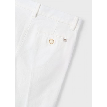 Mayoral Βερµουδα λινη suiting 25-03217-055 κρεμ